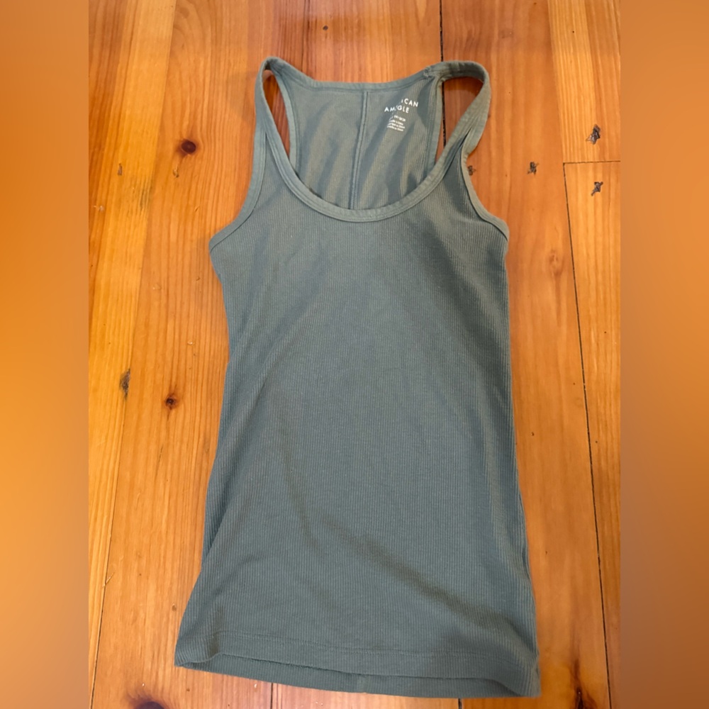 American Eagle olive tank top size small
